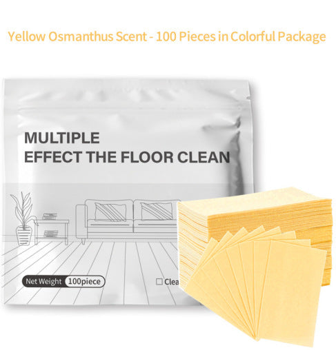 Floor Cleaning Wipes Dissolve-in-Water Biodegradable Pack of 100