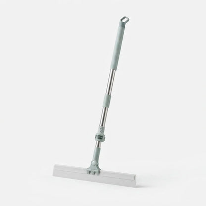 Floor Squeegee 180° Rotating Head Silicone Blade & Adjustable Handle