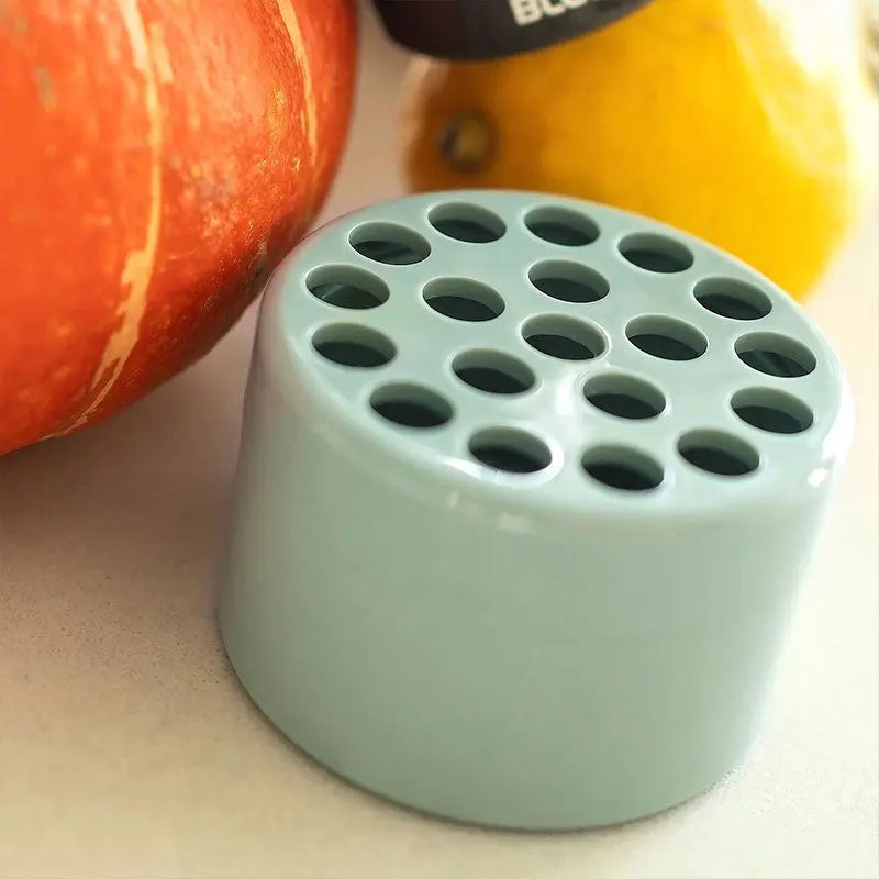Flower Stem Holder Set of 2 Perforated Round Grid