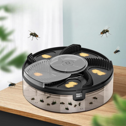 Fly Trap Automatic Rotating USB Rechargeable & Chemical-Free