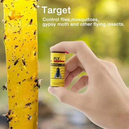 Fly Trap Strips Double-Sided Adhesive Toxin-Free 40 Rolls