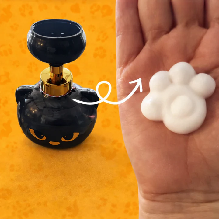 Foam Soap Dispenser Touchless Infrared Refillable Black Bear