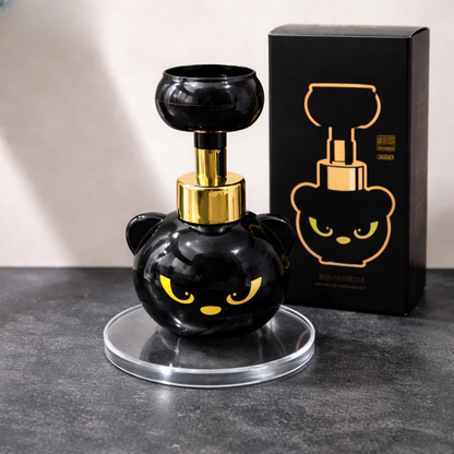 Foam Soap Dispenser Touchless Infrared Refillable Black Bear