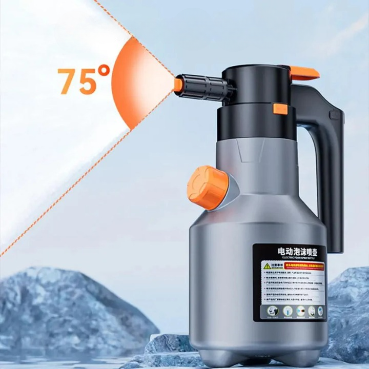 Foam Sprayer Cordless & Rechargeable Adjustable Nozzle