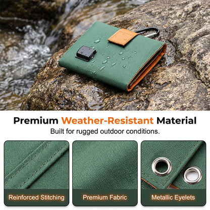 Foldable Solar Charger Compact Lightweight USB Ports