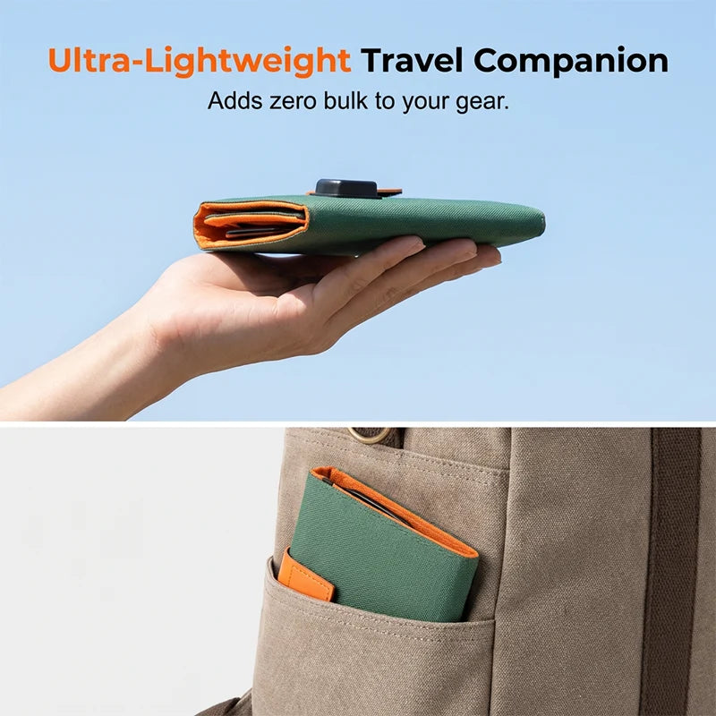 Foldable Solar Charger Compact Lightweight USB Ports