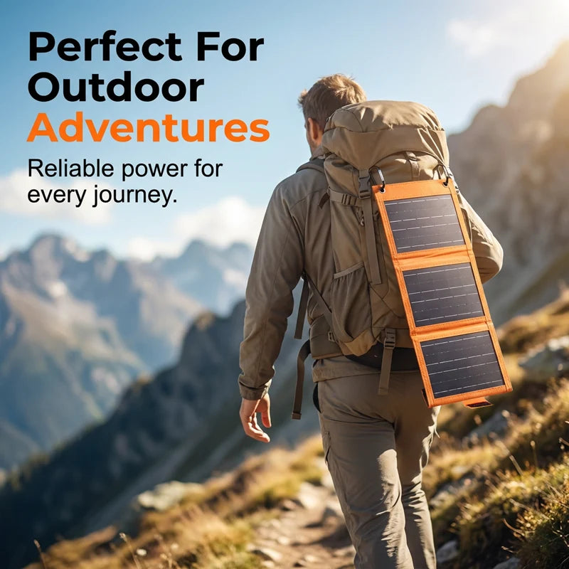 Foldable Solar Panel USB Charging Ultra-Light Weatherproof