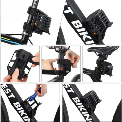 Folding Bike Lock Hardened Steel Drill-Resistant Cylinder