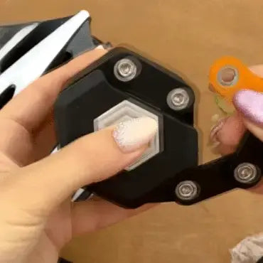 Folding Bike Lock Hardened Steel Drill-Resistant Cylinder