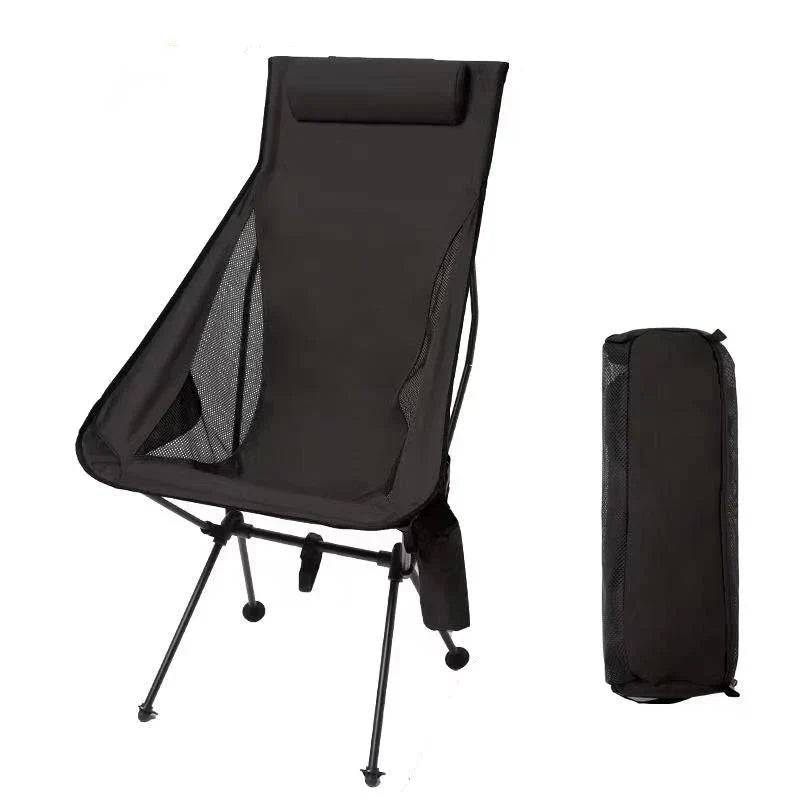 Folding Camping Chair Aluminum Frame 331 lb Capacity