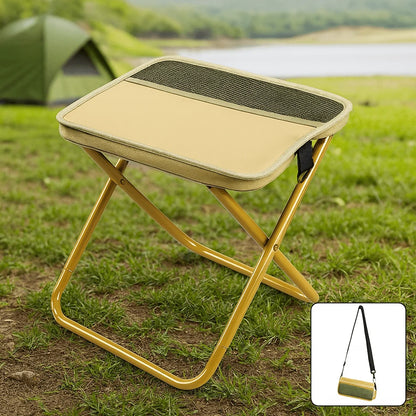 Folding Camping Chair Ultra-Portable Waterproof Seat & Carry Bag