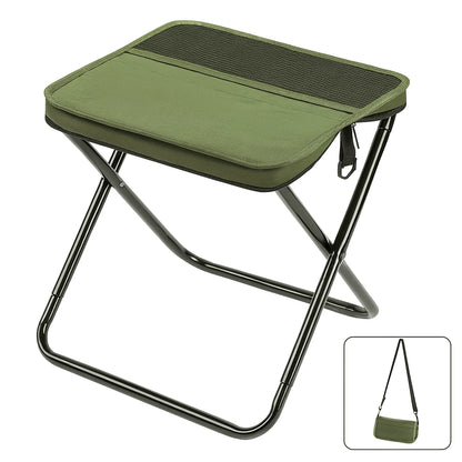 Folding Camping Chair Ultra-Portable Waterproof Seat & Carry Bag