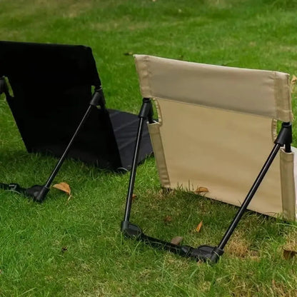Folding Floor Chair Padded Seat Adjustable Backrest
