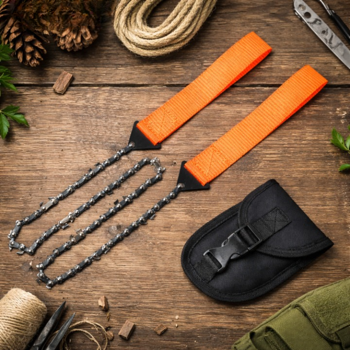 Folding Hand Saw Ultralight Steel Blade & Fire Starter