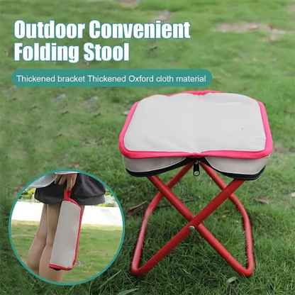 Folding Stool Ultralight & Compact Stainless Steel Frame