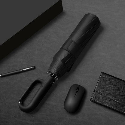 Folding Umbrella UV-Blocking & Wind-Resistant Semi-Automatic Opening