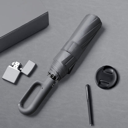 Folding Umbrella UV-Blocking & Wind-Resistant Semi-Automatic Opening