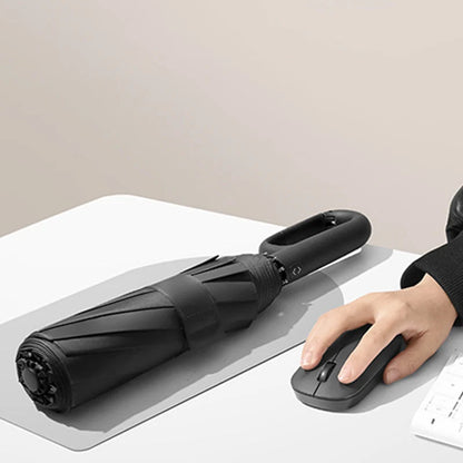 Folding Umbrella UV-Blocking & Wind-Resistant Semi-Automatic Opening