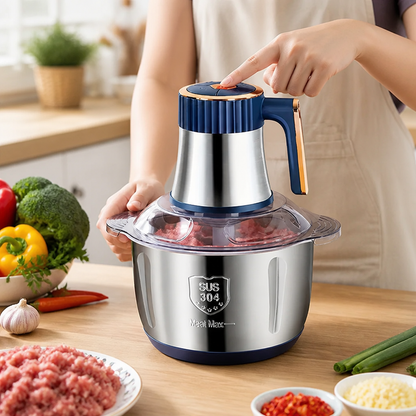 Food Chopper Electric Stainless Steel 5 Liter