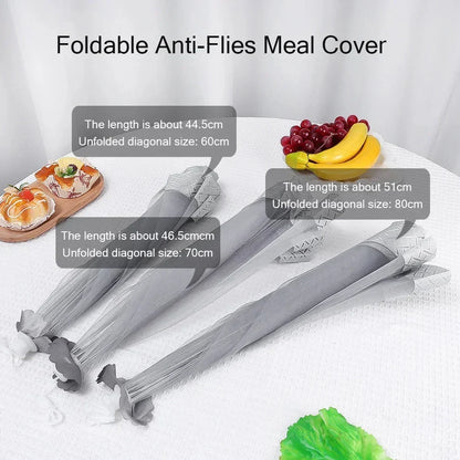 Food Cover Pop-Up Foldable Fine Mesh Polyester