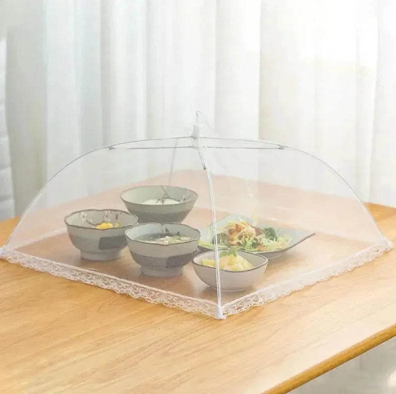 Food Cover Pop-Up Foldable Polyester Mesh