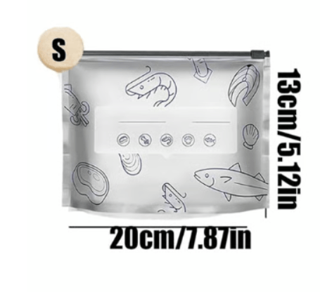 Food Storage Bags Reusable Airtight Set of 20