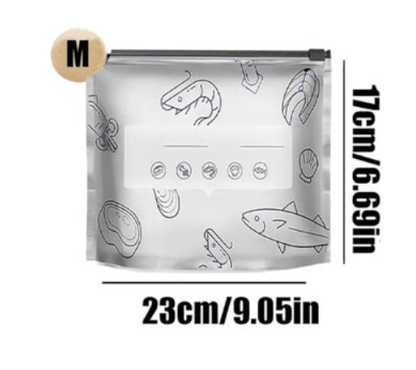 Food Storage Bags Reusable Airtight Set of 20