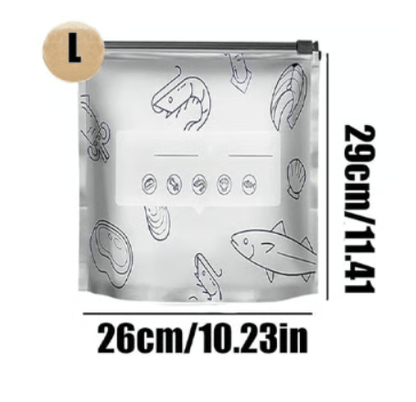 Food Storage Bags Reusable Airtight Set of 20