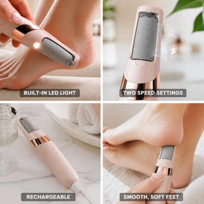 Foot Callus Remover Rechargeable Two-Speed Built-In LED