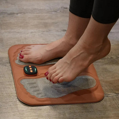 Foot Massager NMES Copper Fiber Cushion USB-C Charging
