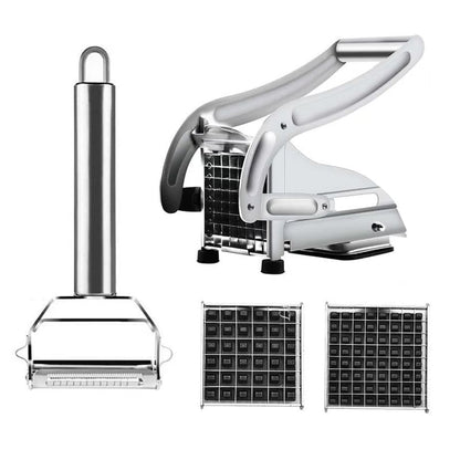 French Fry Cutter Stainless Steel Ergonomic Lever