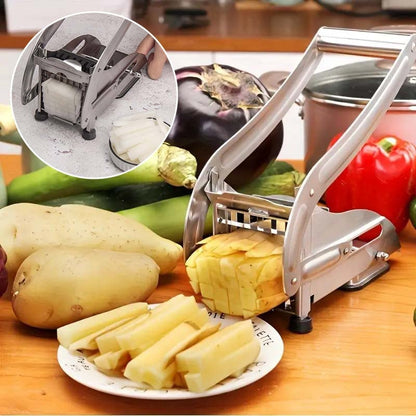 French Fry Cutter Stainless Steel Ergonomic Lever