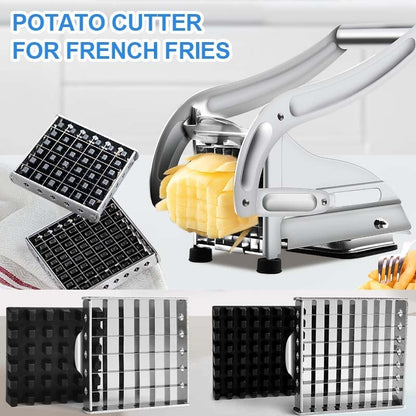 French Fry Cutter Stainless Steel Ergonomic Lever