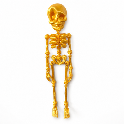 Fridge Magnet Posable Skeleton & Secure Magnetic Hold