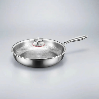 Frying Pan Titanium-Coated Nonstick & Hand-Hammered