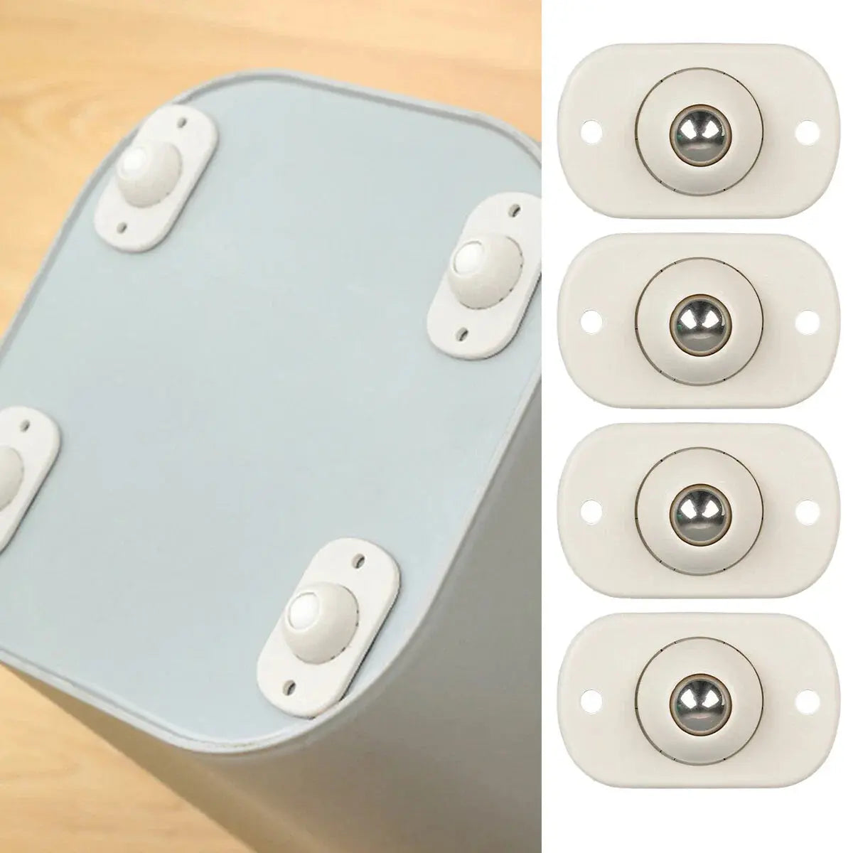 Furniture Glides Self-Adhesive 360 Degree Set of 8