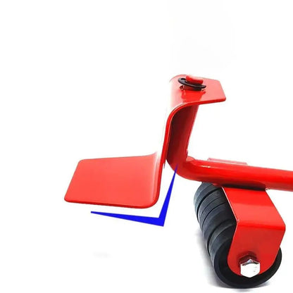 Furniture Transport Wheel Set 300kg Capacity Iron Frame
