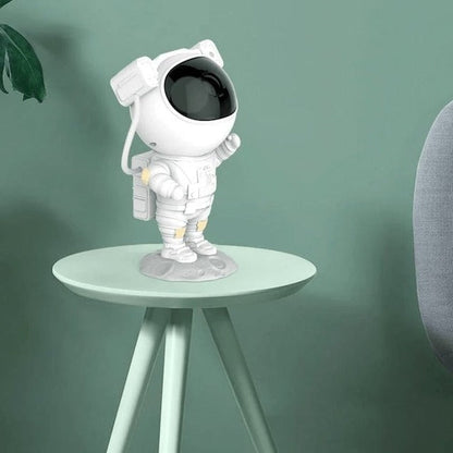 Galaxy Projector Astronaut Helmet 6-Color Rotating Remote & Timer