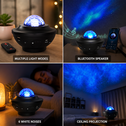 Galaxy Projector Bluetooth Speaker & Sleep Sounds