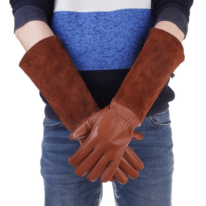 Garden Gloves Double-Stitched & Elastic Wristband