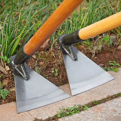 Garden Hoe Forged Steel Ergonomic Design
