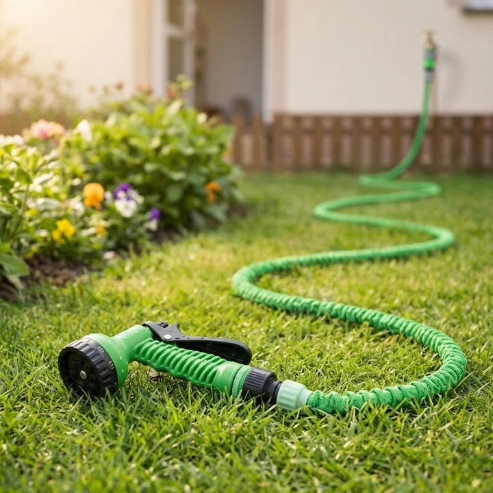 Garden Hose Expandable 3x 7-Function Nozzle