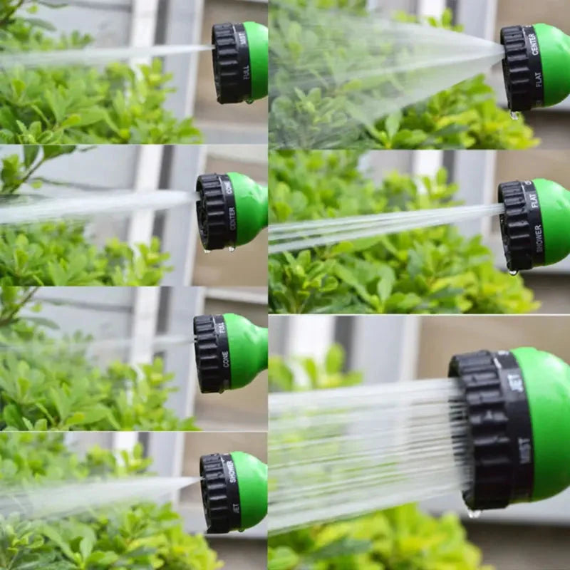 Garden Hose Expandable 3x 7-Function Nozzle