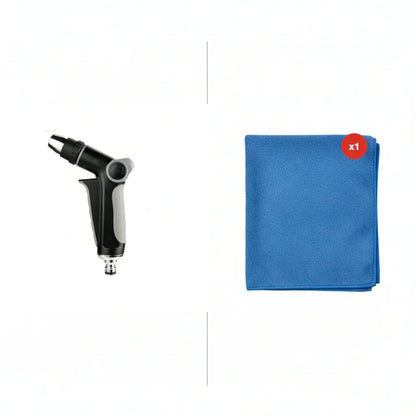 Garden Hose Nozzle High-Pressure Adjustable Quick-Connect
