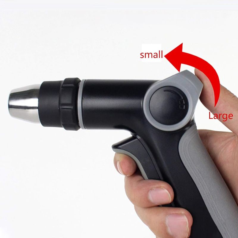 Garden Hose Nozzle High-Pressure Adjustable Quick-Connect