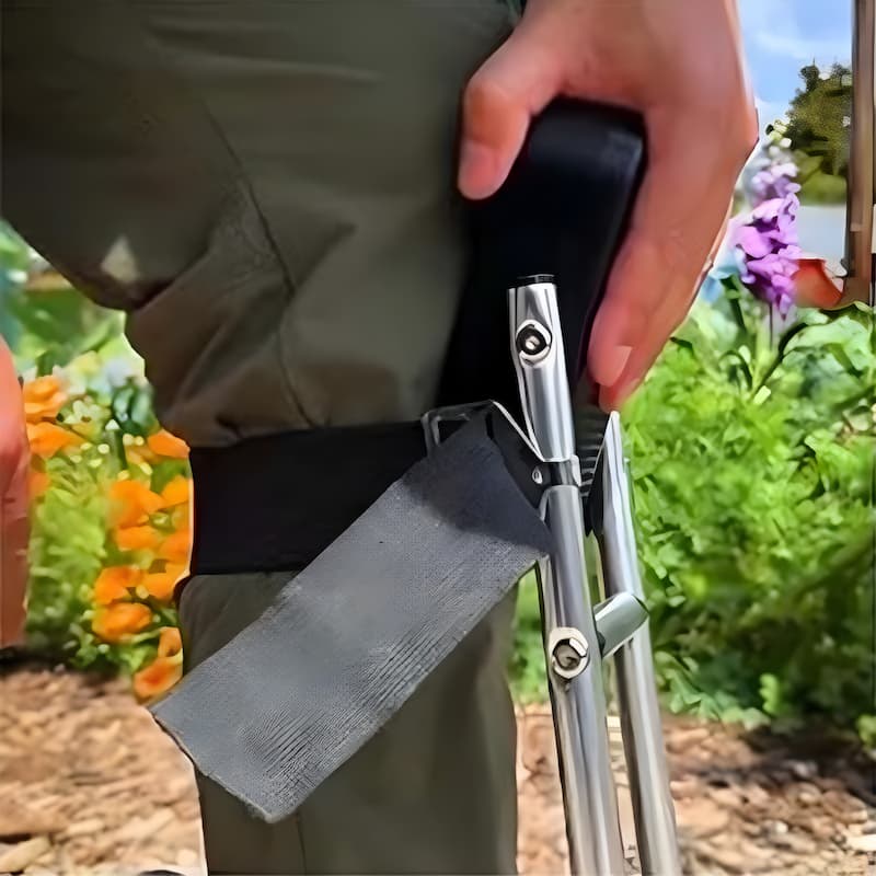 Garden Kneeler Adjustable Height EVA Foam & Steel Frame