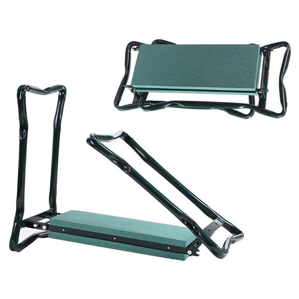 Garden Kneeler Foldable Ergonomic Handles Waterproof Cushion