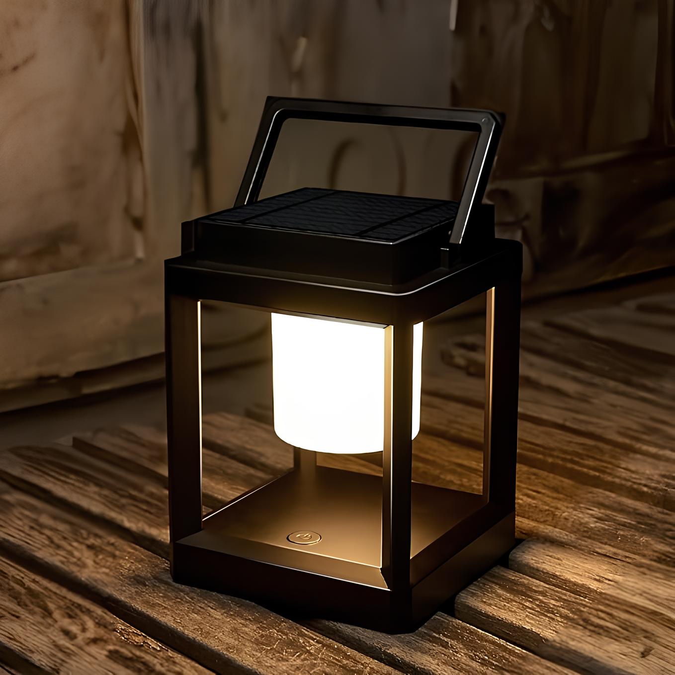 Garden Lantern Solar & USB Weatherproof Up to 10 Hours
