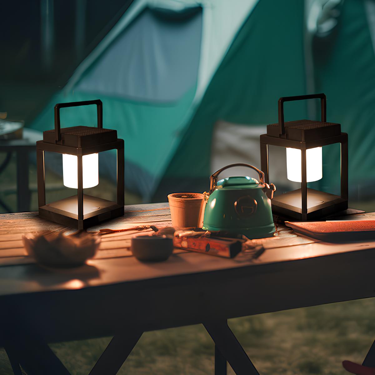 Garden Lantern Solar & USB Weatherproof Up to 10 Hours