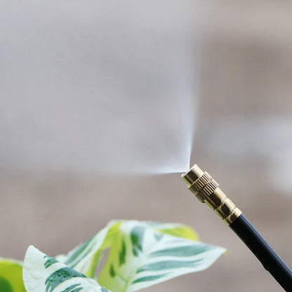 Garden Misting System 20m Adjustable Copper Nozzles Quick Connect